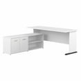 thumbnail image 1 of Bush Business Furniture Studio A Bureau de Jeu en L 72W avec Rangement, Blanc, 1 of 7