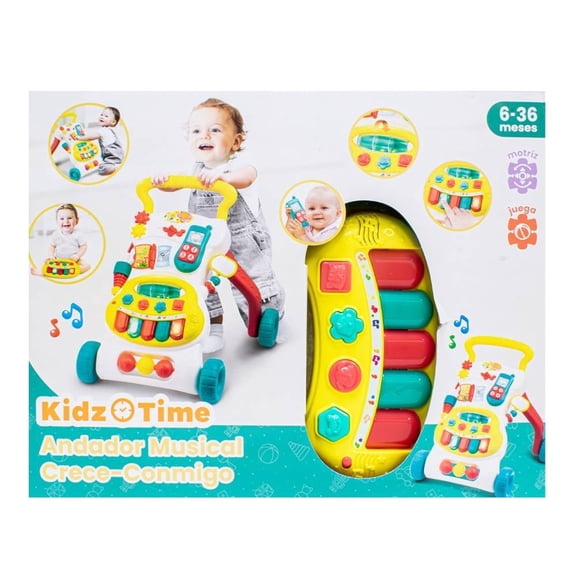 Andador Kidz Time Musical Crece Conmigo Multicolor