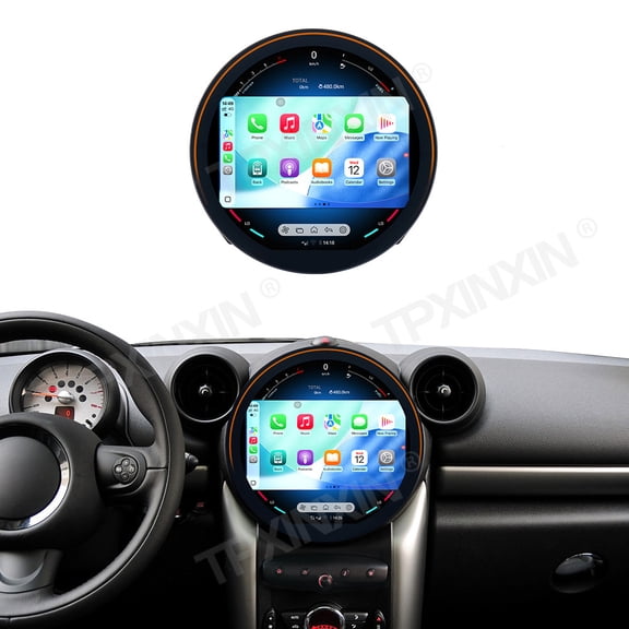 TPXINXIN 11.8 inch Car Radio For BMW MINI R60 2011-2016 Stereo Upgrade Touch Screen Wireless CarPlay Android Auto GPS Navigation