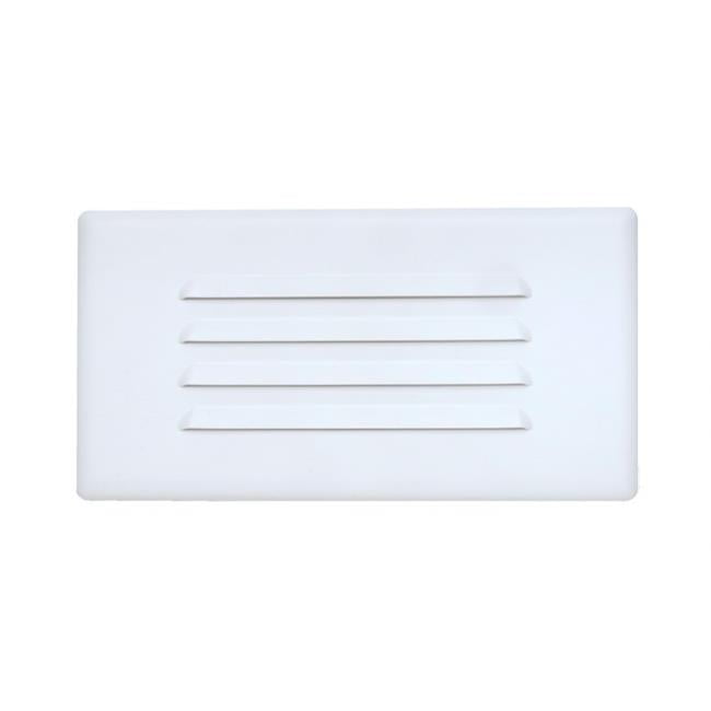 Nicor Lighting 15811cover 10 In Louvered Step Light Faceplate Cover