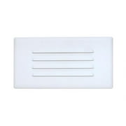 10 in. Louvered Step Light Faceplate Cover