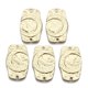 thumbnail image 1 of Alloy Links Connectors Rectangle with Moon Cadmium Free & Nickel Free & Lead Free Real 16K Gold Plated 29x18.5x2mm Hole: 1.8mm, 1 of 2