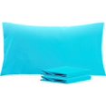 thumbnail image 1 of King Pillowcases Set of 2, 100% Brushed Microfiber, Soft and Cozy, Wrinkle, Fade, Stain Resistant with Envelope Closure, 20 x 40 Inches, Blue, 1 of 7