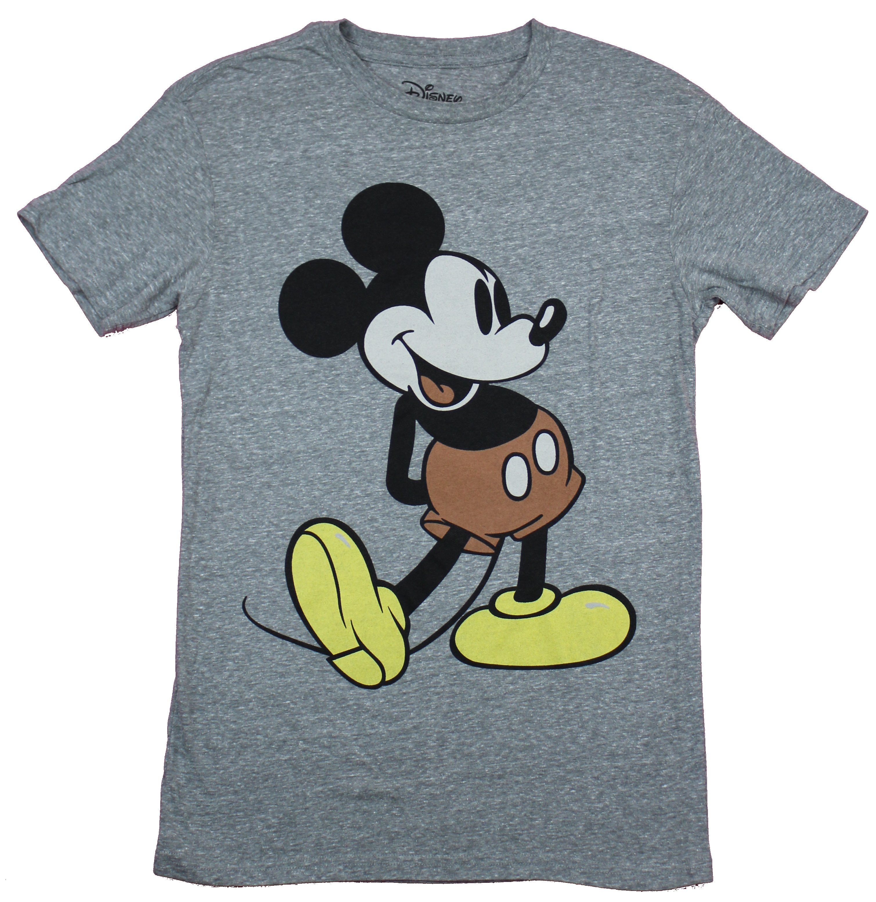 Mickey Mouse Mens T Shirt Leg Kicked Classic Mickey Image 3x Large Walmart Com