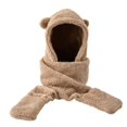 thumbnail image 1 of Chapeau d'Hiver à Capuche Mignon Multi-Fonctionnel à Capuche avec Poches pour Femmes, 1 of 10