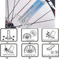thumbnail image 4 of luces LED para radios de bicicleta, luz impermeable para llanta de bicicleta IP55, luz para radios de bicicleta con 32 LED, resistente al agua, adecuada para montar de noche en MTB, 4 of 5