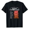 thumbnail image 1 of AALJY Happy Fathers Day Rarest Dad Steak Funny Food Lover Gift T-Shirt, 1 of 5