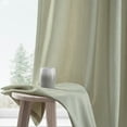 thumbnail image 2 of Exclusive Fabrics  Simply Faux Linen Curtains - 2 Panels - Light Filtering Window Curtains 50 X 84 - Greige, 2 of 5