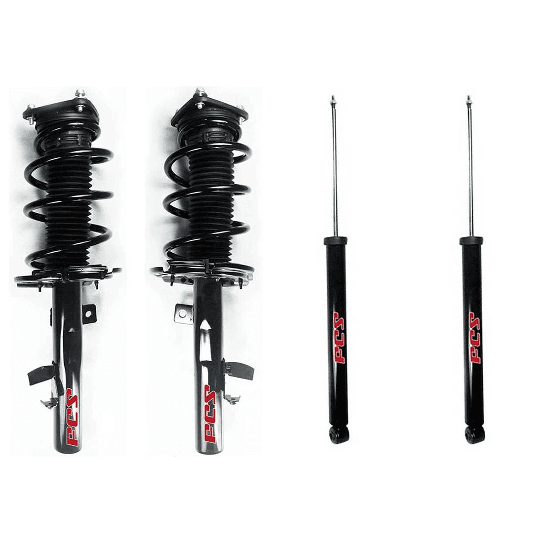 FCS Front Rear Shocks And Struts Assembly Complete Coil Spring