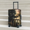 thumbnail image 6 of Pofeuu Adorable Kitten On Mini Train Print Luggage Suitcase Cover Protector Luggage Washable Covers Aesthetic for 18/24/28/32 inch Luggage（No luggage included）-X-Large, 6 of 7