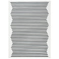 thumbnail image 5 of SAFAVIEH Montauk Amadine Striped Cotton Area Rug, Ivory/Black, 3' x 5', 5 of 7