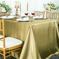 thumbnail image 1 of Wedding Linens Inc. 54" x 108" Satin Rectangular Table Cover Tablecloth - Cappuccino, 1 of 1
