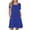 B303 Blue sundresses for women clearance under $5, variant on Women Dresses Under $10! Xqxayjr Women Summer Midi Sundress with Pockets Short Sleeve Crew Neck Cute Holiday Vacation Dress Casual Knee Length Swing Flowy Tshirt Wedding Guest Dresses