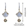 thumbnail image 2 of WILLBEST Aretes Y Collar Mujer Pendientes De Flores Pendientes Grandes De Flores Pendientes Florales Para Mujer Pendientes De Aro Doble Para Piercing 34, 2 of 4