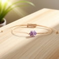 thumbnail image 4 of SmartBy Artificial Crystal Braided Bracelet Handcrafted Adjustable String Rope Bracelet Boho Summer Bracelet Gift for Friends Men Women, 4 of 7
