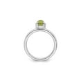 thumbnail image 2 of Solitaire Peridot Ring 1/2 Carat (Ctw) in Sterling Silver, 2 of 4