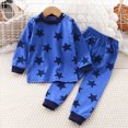 thumbnail image 2 of xaweyi Baby Boy Fall Winter Clothes Toddler Boy Outfits Long Sleeve Patchwork Sweatshirt Tops Pants 2 Piece, 2 of 4