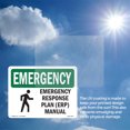 thumbnail image 6 of Response Plan (ERP) Manual With Symbol OSHA Emergency Aluminum Sign 24 Inch x 18 Inch - 10 Pack, 6 of 8