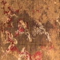 thumbnail image 1 of Ahgly Company Indoor Square Oriental Orange Industrial Area Rugs, 6' Square, 1 of 4