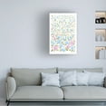 thumbnail image 2 of Canvas Wall Art - blursbyai 'Field Of Watercolor Flowers' Wall Art for Living Room, Bedroom, or Office Décor by Trademark Fine Art - 12 x 19 Inches, 2 of 4