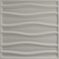 thumbnail image 5 of 19 5/8"W x 19 5/8"H Arlington EnduraWall Decorative 3D Wall Panel, Universal Pearl Metallic Sea Mist (Covers 2.67 Sq. Ft.), 5 of 6
