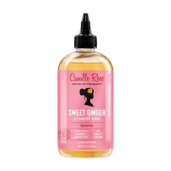 Camille Rose Sweet Ginger Cleanse & Refresh All Ages Cleansing Rinse with Ginger Root & Aniseed Oil, 12 fl oz