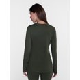 thumbnail image 3 of ClimateRight by Cuddl Duds Women's Base Layer Thermal Top, Sizes XS-4X, 3 of 6