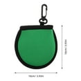 thumbnail image 6 of HONMEET Portable Neoprene Golf Ball Bag Green with Convenient Hook Durable Protective Cover for Golf Storage, 6 of 7