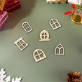 thumbnail image 4 of Fairy Door Wooden Garden Doors Craft Mini Window Fairy House Kit, 4 of 5