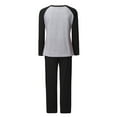 thumbnail image 5 of Hvyesh Maternity Pajama Set Nursing Pjs Women Breastfeeding Pregnancy Postpartum Clothes Long Sleeve Top & Pant with Pockets, 5 of 9