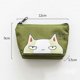 thumbnail image 2 of 3 Pcs Mens Zippered Wallet Cat Coin Purse Zippered Change Purse Cartoon Coin Purse Portable Holder Wallet, 2 of 2