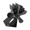 thumbnail image 4 of Fireplace Fans, Trapezoidal Base 5 Blade Heat Powered Fireplace Fans  For Camping, 4 of 7