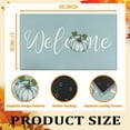 thumbnail image 3 of Blue Pumpkin Welcome Fall Door Mat Outdoor for Front Door, Fall Decorations for Home Non-Slip Washable Autumn Doormat Entrance Rug for Indoor Outdoor Decor (Welcome 5, 17"x30"), 3 of 6