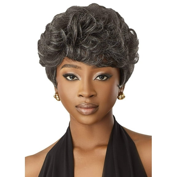 Outre Fab Fly Full Cap Wig Gray Glamour - Hh - Joan