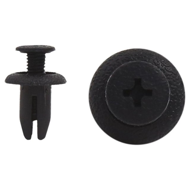 100Pcs 14,5mm Clip 15mm Remaches de Vehículo Burlete Puerta Panel Molduras 8mm