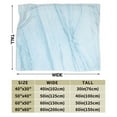 thumbnail image 3 of Kll Fleece Blanket Plush Throw Blanket Blue Marble,Soft Fuzzy Cozy Flannel Blanket For Couch Sofa Bed.(50"X40"), 3 of 9