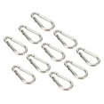 10Pcs Carabiner Clip Spring Snap Hook Heavy Duty Quick Link 304