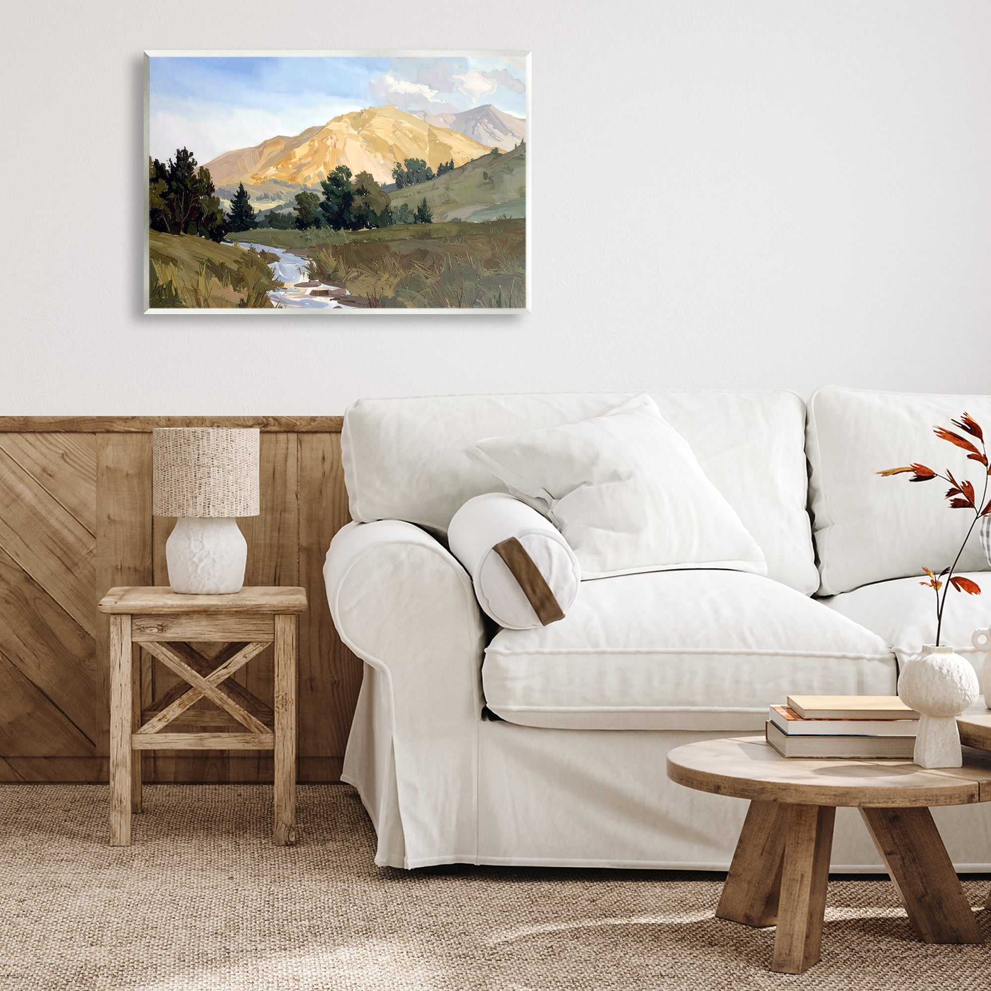 Stupell Industries Mountain Divide Valley Wall Plaque Art, design by Alonza Saunders