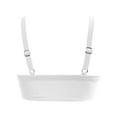 thumbnail image 4 of Bras for Women,Adjustable Square Neck Wireless Yoga Bra Top for Women Supportive Comfort Workout and Daily Wear,Sports Bras for Women,White,S, 4 of 5