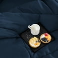 thumbnail image 6 of Sonive Bedding Comforter Duvet Insert Fluffy Warm All Season Down Alternative Filling (Full/Queen, Navy), 6 of 7