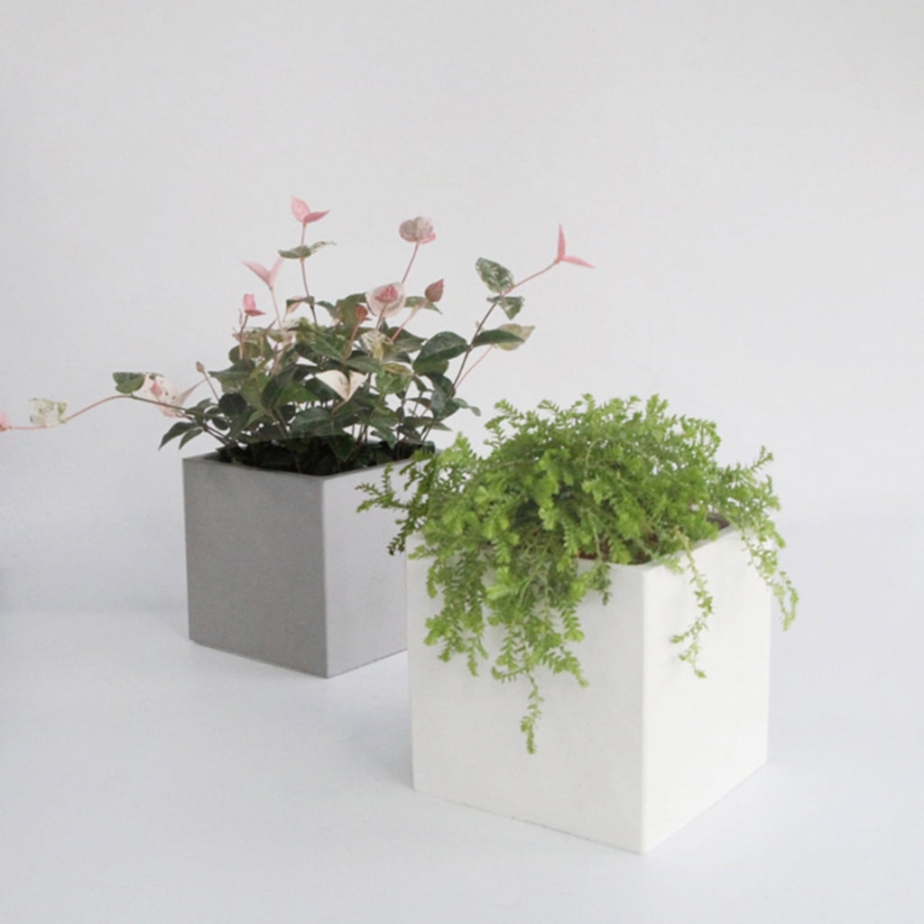 WINDLAND Handmade Succulent Planter Flowerpot Silicone Mold Concrete Plant Flower Pot Epoxy Resin Mold DIY Candle Holder Mould