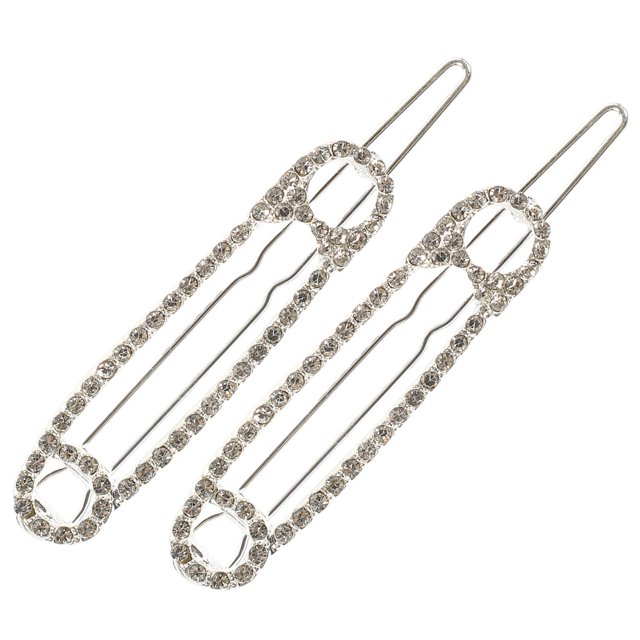 IDEANATEGRATE 2Ud Clips Para En De Alfiler De Seguridad Color Plata Para Y Uso Diario