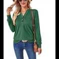 thumbnail image 1 of Camisa de Larga Verde Oscuro M, 1 of 9