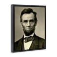 thumbnail image 2 of Stupell Industries Traditional Iconic Lincoln Portrait Black Floating Frame Canvas Art, 17 x 21, by Alexander Gardner, 2 of 8