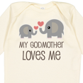 thumbnail image 4 of Inktastic My Godmother Loves Me Boys or Girls Long Sleeve Baby Bodysuit, 4 of 5