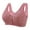 Pink, variant on Bras for Woman Oversized Wireless Bra Glossy Push Up Front Button Underwear Bra Underwire Bikini Top Underwear Underwear for Women Naughty, Green, 95