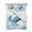 Navy, Cobalt, Azure, Sky Blue, variant on Quilts Twin-XL Size Bedding Set, Blue Coastal Crab Lightweight Quilted Comforter, Summer Ocean Coral Sea Fish Abstract Soft Reversible Bedspread Coverlet with Pillow Covers for All Season, 68" x 98"