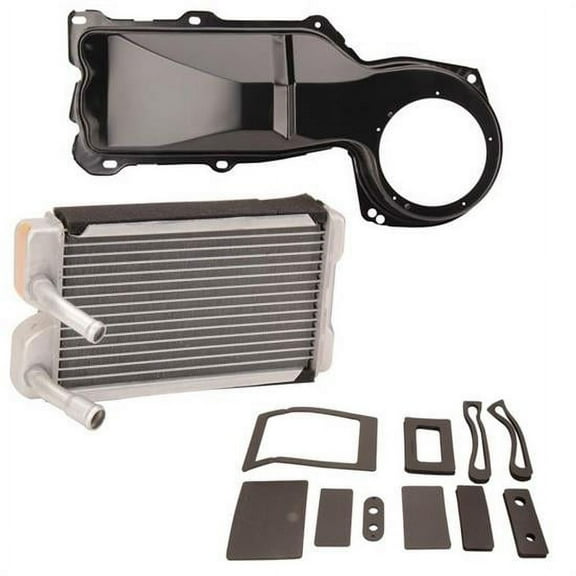 Heater Box Assembly Kit, Fits Chevy Small Block w/o AC