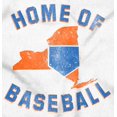 thumbnail image 2 of State of New York Home Of Baseball Unisex Plus Fleece Graphic Sweatshirt Brisco Brands 4X, 2 of 5
