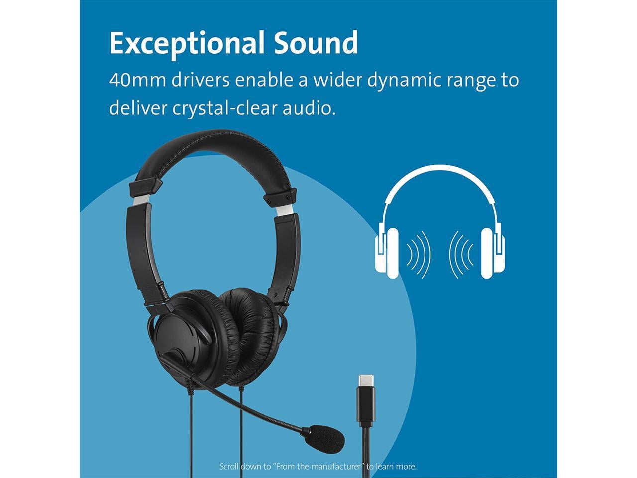 USB-C Hi-Fi Headphones with Mic - Hi-Fi Headphones